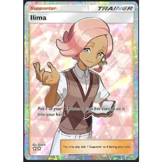 [ENG/CHT/JP]2 Stars Ilima Full Art ⭐⭐ Pokemon TCG Pocket