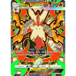 [All language] 2 Star Mega Blaziken ex Full Art  - B4b