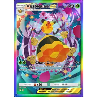 [All language] 2 Star Vespiquen ex Rainbow Art  - B4 | POKEMON TCG POCKET