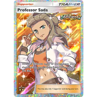 [ENG/JP/CHT/GER/FRA/SPA/POR/ITA/KR] 2 Star Professor Sada Full Art ⭐️⭐️ - B3a [All language] Pokemon TCG Pocket