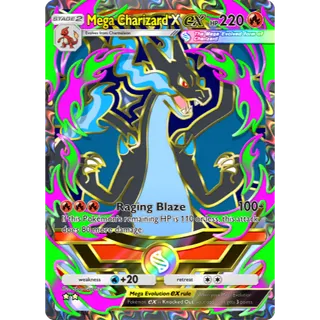 [All language] 2 Star Mega Charizard X ex Full Art  - B4b