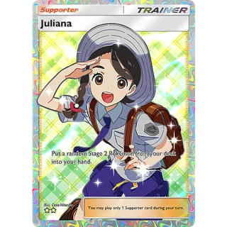 [ENG/JP/CHT/GER/FRA/SPA/POR/ITA/KR] 2 Star Juliana Full Art ⭐️⭐️ - B3a [All language] Pokemon TCG Pocket
