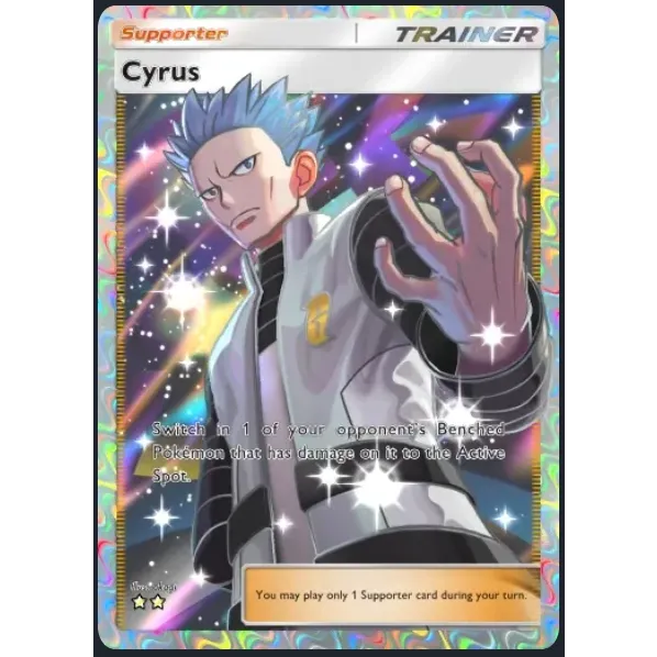 cyrus pokemon card Premium Tournament Collection : Everything Else Rules You can play only one Supporter card each turn Appreciation Post: Cyrus is the