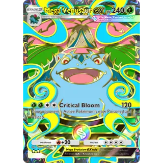 [All language] 2 Star Mega Venusaur ex Full Art  - B4b