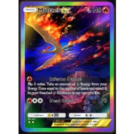 [ENG/CHT/JP]2 Stars Moltres ex Full Art/Rainbow Art ⭐⭐ Pokemon TCG Pocket