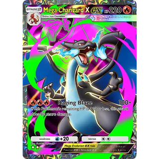 [ENG/CHT/JP]2 Stars Mega Charizard X Full Art ⭐⭐ Pokemon TCG Pocket
