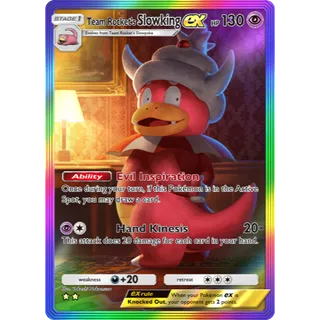 [All language] 2 Star Team Rockets Slowking ex Rainbow Art  - B4a  | POKEMON TCG POCKET