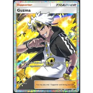 [ENG/CHT/JP]2 Stars Guzma Full Art ⭐⭐ Pokemon TCG Pocket