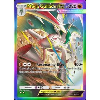 [All language] 2 Star Mega Gallade ex Rainbow Art  - B4 | POKEMON TCG POCKET