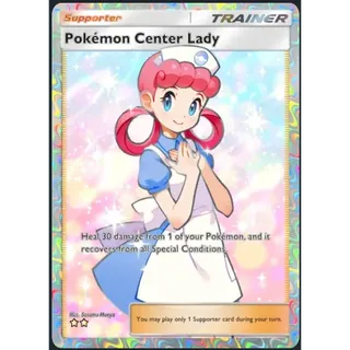 [ENG/CHT/JP]2 Stars Pokémon Center Lady Full Art ⭐⭐ Pokemon TCG Pocket