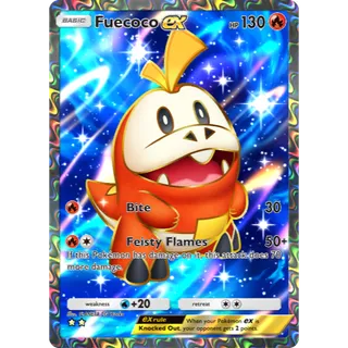 [All language] 2 Star Fuecoco EX Full Art  - C1