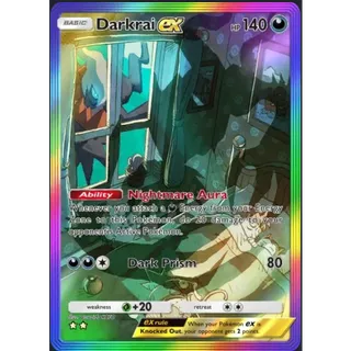 [ENG/CHT/JP]2 Stars Darkrai ex Full Art/Rainbow Art ⭐⭐ Pokemon TCG Pocket