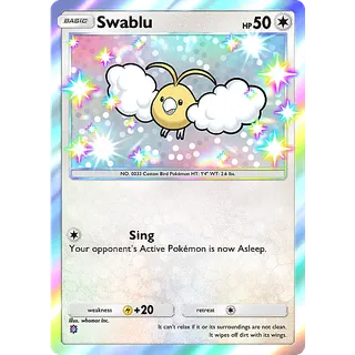 [ENG/JP/CHT/GER/FRA/SPA/POR/ITA/KR] 1 Star Shiny Swablu ⭐ - B3a [All language] Pokemon TCG Pocket