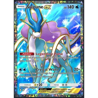 [ENG/CHT/JP]2 Stars Suicune ex Full Art ⭐⭐ Pokemon TCG Pocket
