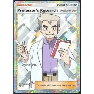 [ENG/CHT/JP]2 Stars Professor's Research Oak Full Art ⭐⭐ Pokemon TCG Pocket