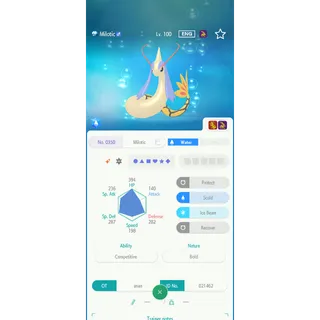Shiny Milotic（6IV Battle build） – Great for Pokemon Champions - FAST DELIVERY