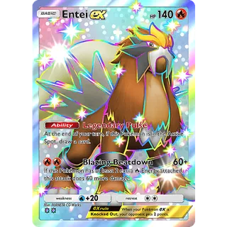 [ENG/CHT/JP]TWO STARS SHINY Entei ⭐⭐ POKEMON TCG POCKET