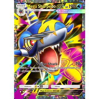 [All language] 2 Star Mega Sharpedo ex Full Art  - B4 | POKEMON TCG POCKET