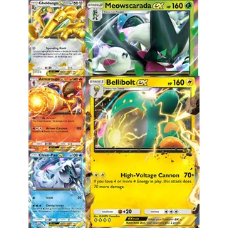 [ENG] Any one-four diamonds x2 | Bellibolt Ex | Gholdengo Ex | Chien-Pao Ex  | Greninja Ex | Mega Absol Ex | Suicune Ex