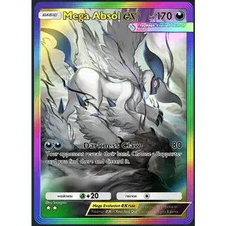 [ENG/CHT/JP]2 Stars Mega Absol ex Full Art/Rainbow Art ⭐⭐ Pokemon TCG Pocket