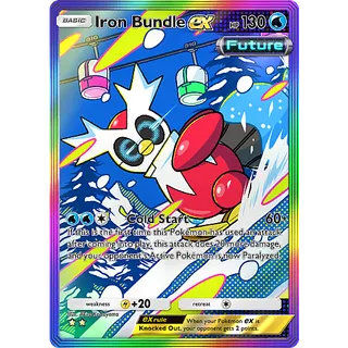 [ENG/JP/CHT/GER/FRA/SPA/POR/ITA/KR] 2 Star Iron Bundle Rainbow Art ⭐️⭐️ - B3a [All language] Pokemon TCG Pocket