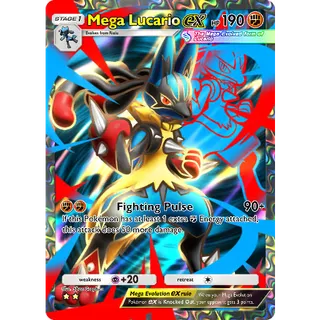 [ENG/CHT/JP]2 Stars Mega Lucario ex Full Art ⭐⭐ Pokemon TCG Pocket