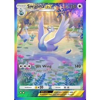 [All language] 2 Star Swanna ex Rainbow Art  - B4 | POKEMON TCG POCKET