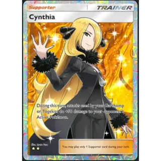 [ENG/CHT/JP]2 Stars Cynthia Full Art ⭐⭐ Pokemon TCG Pocket