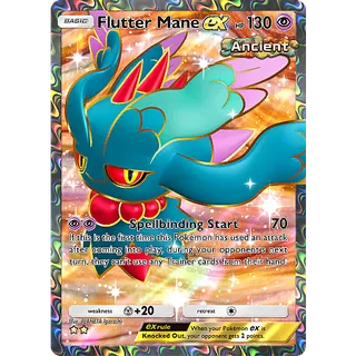 [ENG/JP/CHT/GER/FRA/SPA/POR/ITA/KR] 2 Star Flutter Mane Full Art ⭐️⭐️ - B3a [All language] Pokemon TCG Pocket