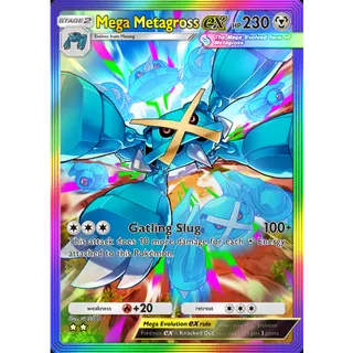 [All language] 2 Star Mega Metagross ex Rainbow Art  - B4 | POKEMON TCG POCKET