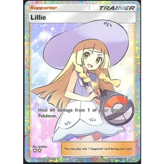 [ENG/CHT/JP]2 Stars Lillie Full Art ⭐⭐ Pokemon TCG Pocket