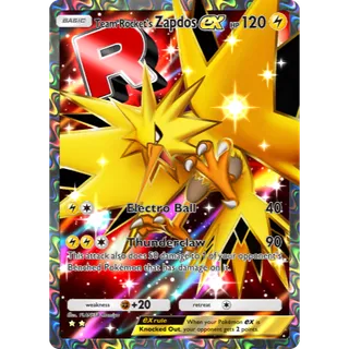 [All language] 2 Star Team Rockets Zapdos ex Full Art  - B4a  | POKEMON TCG POCKET