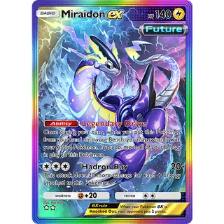 [ENG/JP/CHT/GER/FRA/SPA/POR/ITA/KR] 2 Star Miraidon Rainbow Art ⭐️⭐️ - B3a [All language] Pokemon TCG Pocket