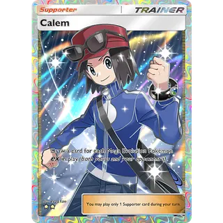 [ENG/CHT/JP]2 Stars Calem Full Art ⭐⭐ Pokemon TCG Pocket