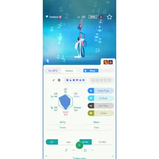 Shiny Inteleon（6IV Battle build） – Great for Pokemon Champions - FAST DELIVERY