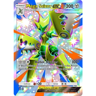[ENG/CHT/JP]TWO STARS SHINY Mega Scizor EX ⭐⭐ POKEMON TCG POCKET