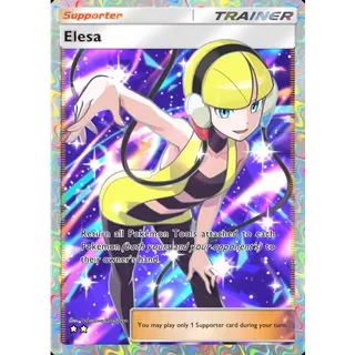 [ENG/CHT/JP]2 Stars Elesa Full Art ⭐⭐ Pokemon TCG Pocket