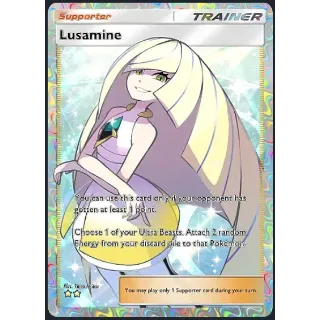 [ENG/CHT/JP]2 Stars Lusamine Full Art ⭐⭐ Pokemon TCG Pocket
