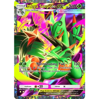 [ENG/CHT/JP]2 Stars Mega Sceptile ex Full Art/Rainbow Art ⭐⭐ Pokemon TCG Pocket