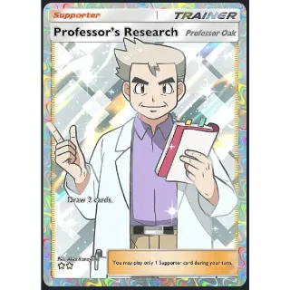 [ENG/CHT/JP]2 Stars Professor's Research Oak Full Art ⭐⭐ Pokemon TCG Pocket