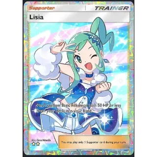 [ENG/CHT/JP]2 Stars Lisia Full Art ⭐⭐ Pokemon TCG Pocket