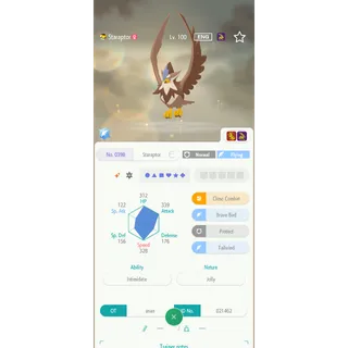 Shiny Staraptor （6IV Battle build） – Great for Pokemon Champions - FAST DELIVERY
