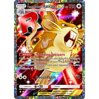 [All language] 2 Star Team Rockets Raticate ex Full Art  - B4a | POKEMON TCG POCKET