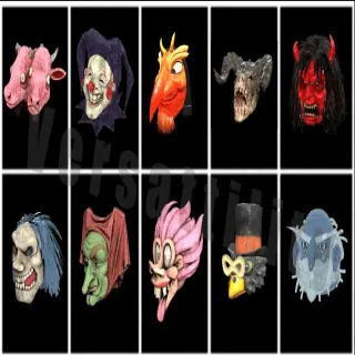 10 Rare Fastnacht Mask