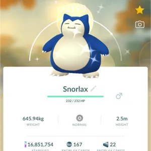 Shiny Snorlax Trade