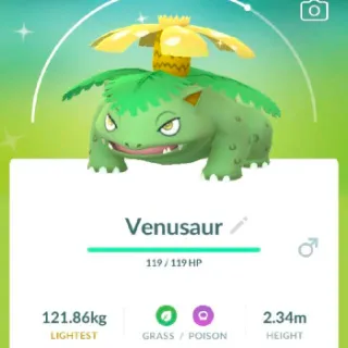 Pokémon GO - Shiny Gigantamax Venusaur (CP 1488)