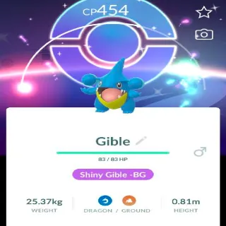 SHINY GIBLE - BG