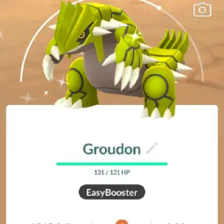 Pokémon GO Trade - Shiny Groudon CP 2299 (Level 20)
