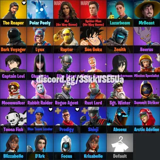 THE REAPER 35skins acc