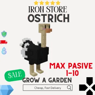 Grow A Garden Ostrich Max Pasive 1-10